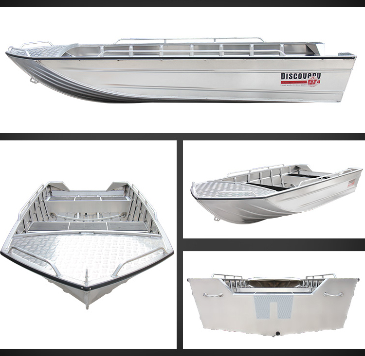 New 16 ft Deep V Hull Welded A - مراجعة Fishing Boat Aluminum وسعره