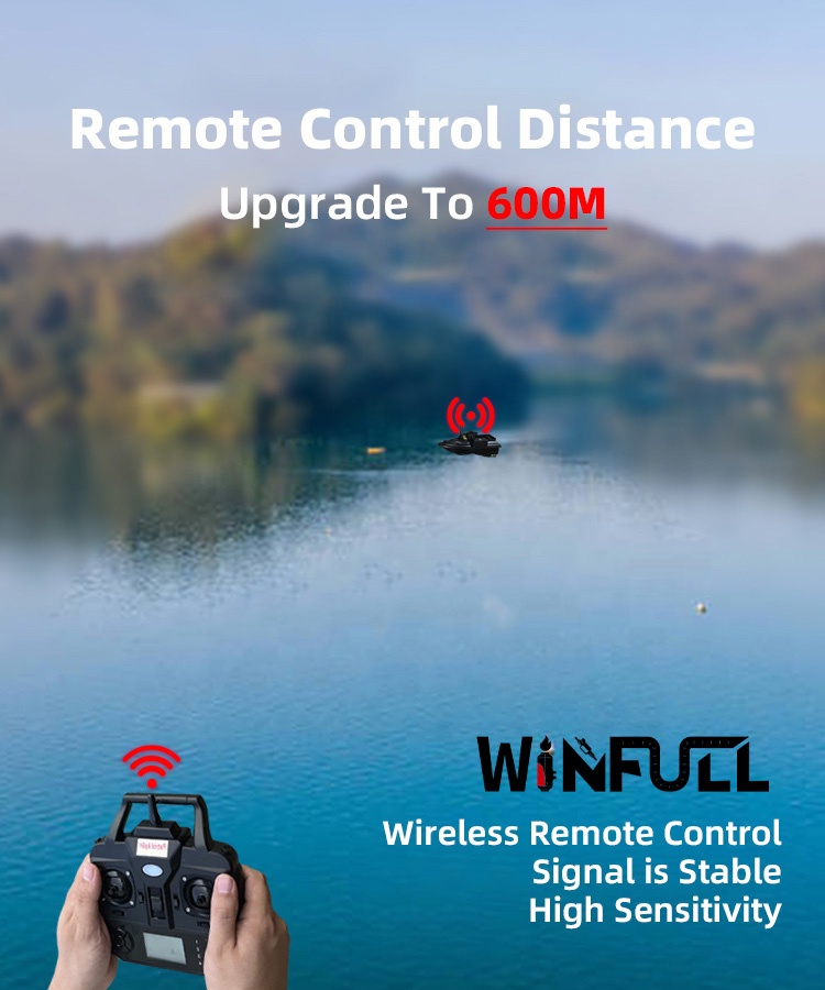 WINFULL Wireless Remote Contro - مراجعة Fishing Boat Gps وسعره