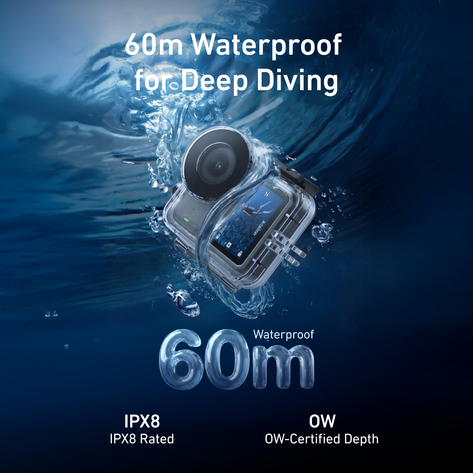 TELESIN 60M Diving Waterproof  - مراجعة Fishing Boat Cover وسعره