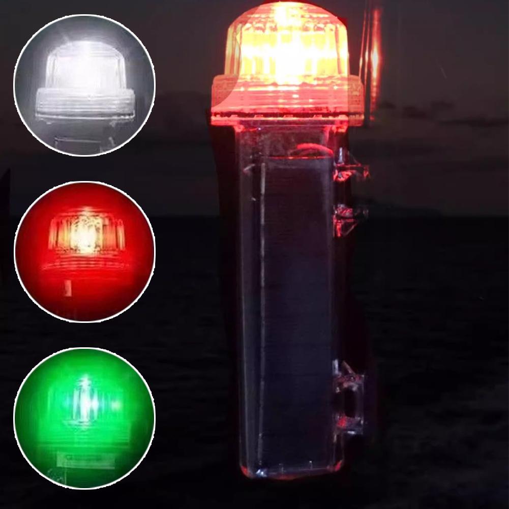 New Solar Ocean Signal Light N - مراجعة Fishing Boat Navigation Light وسعره