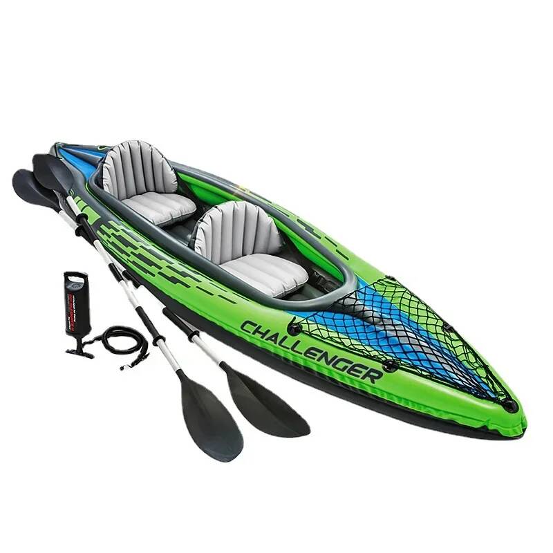 1/2 Person Kayaker Inflatable  - مراجعة Fishing Boat Seat وسعره