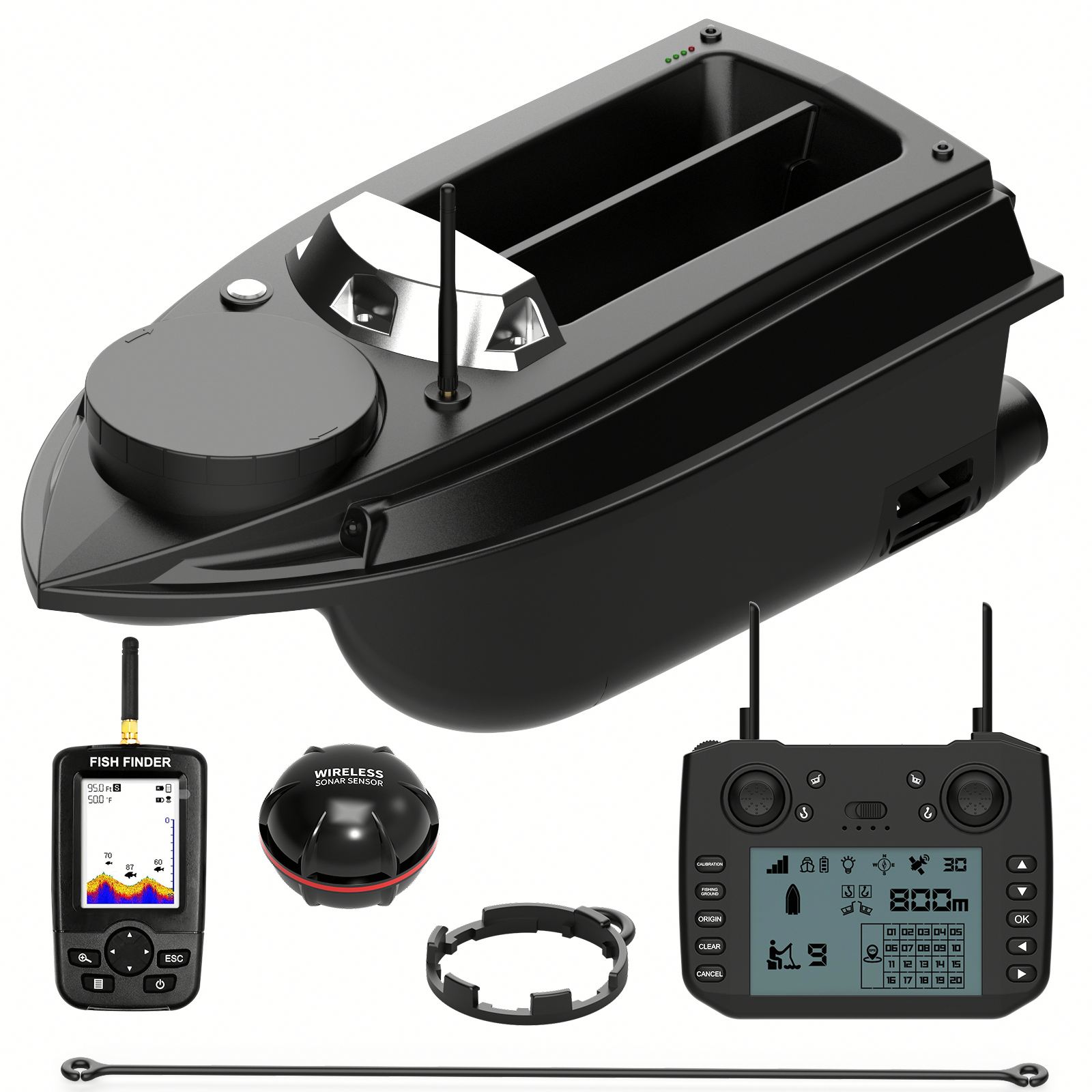 2024 Flytec New V030 RC Fishin - مراجعة Fishing Boat Gps وسعره