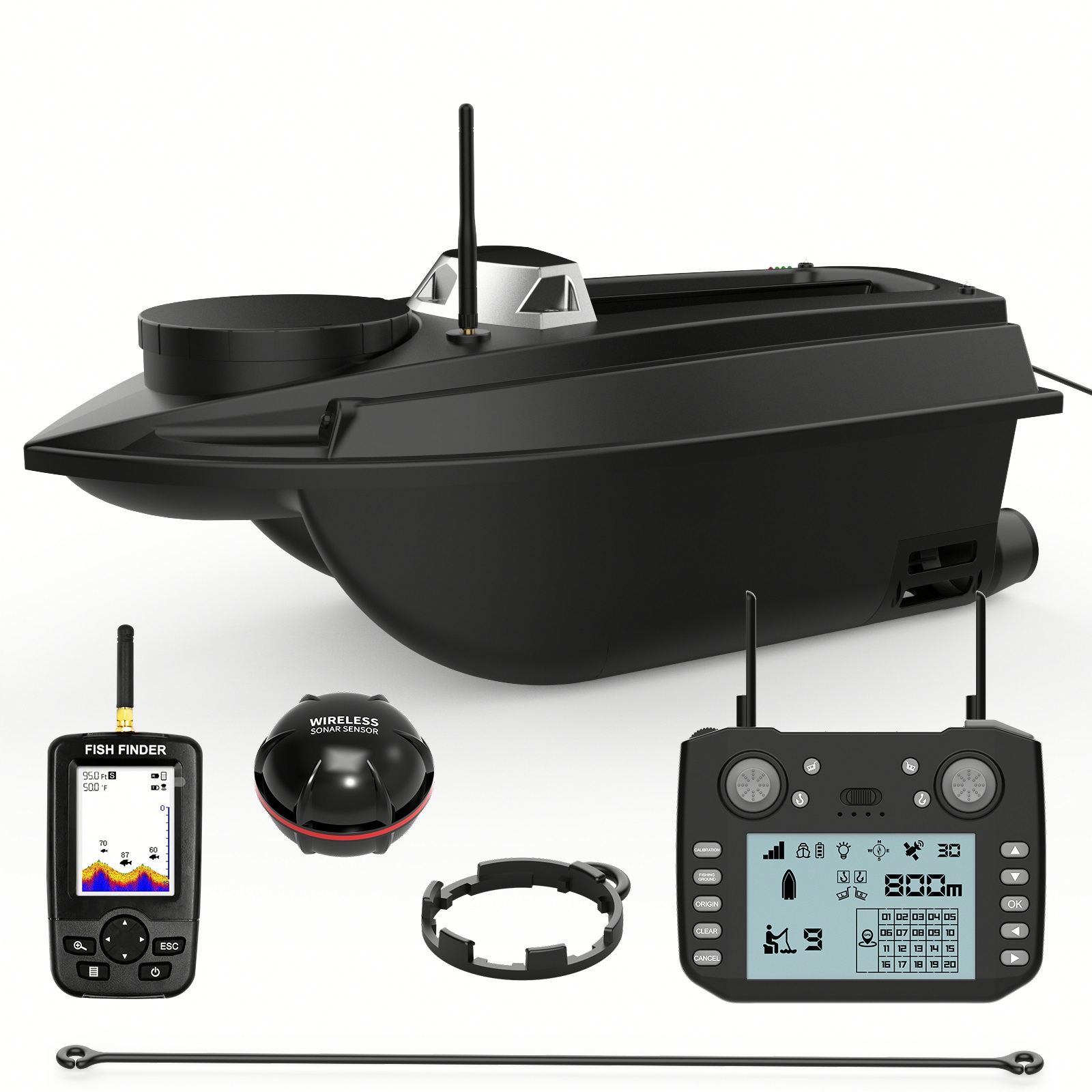 2024 Flytec New V030 RC Fishin - مراجعة Fishing Boat Gps وسعره