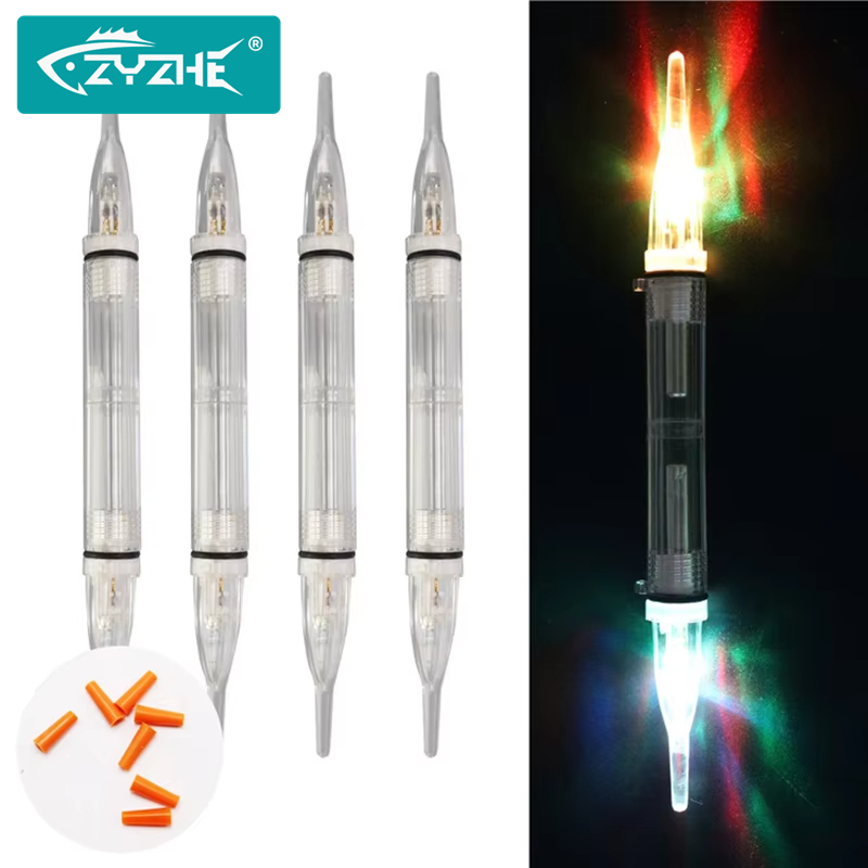 ZYZHE 4pcs Double Headed Fish  - مراجعة Fishing Boat Navigation Light وسعره
