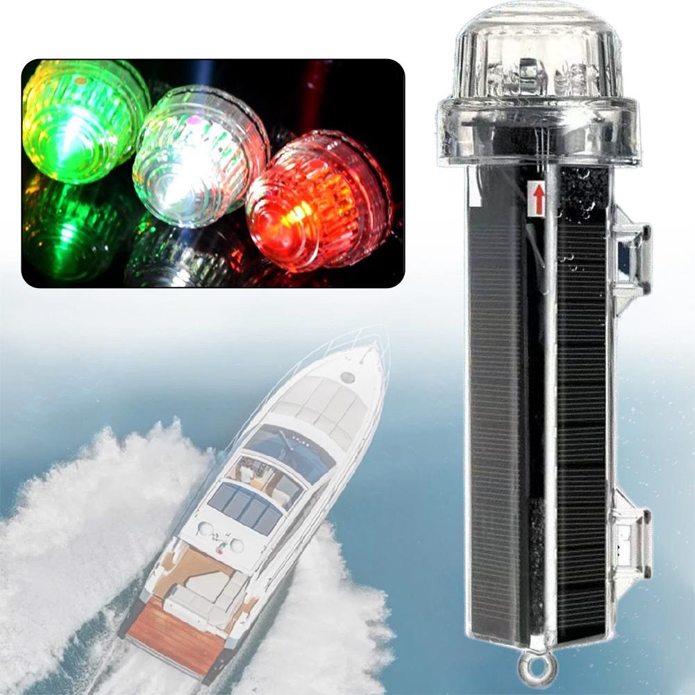 Solar Ocean Signal Light Navig - مراجعة Fishing Boat Navigation Light وسعره