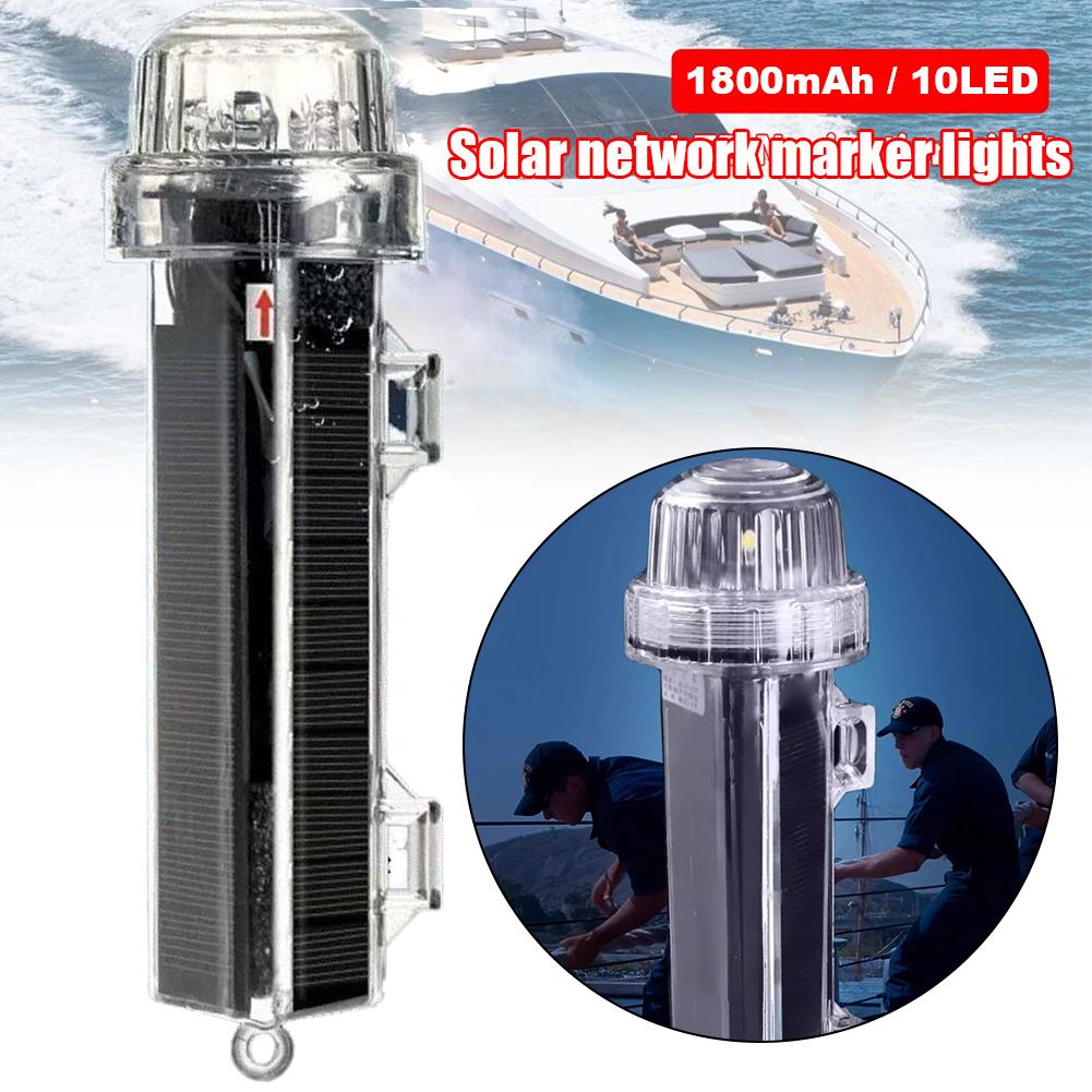Solar Ocean Signal Light Navig - مراجعة Fishing Boat Navigation Light وسعره