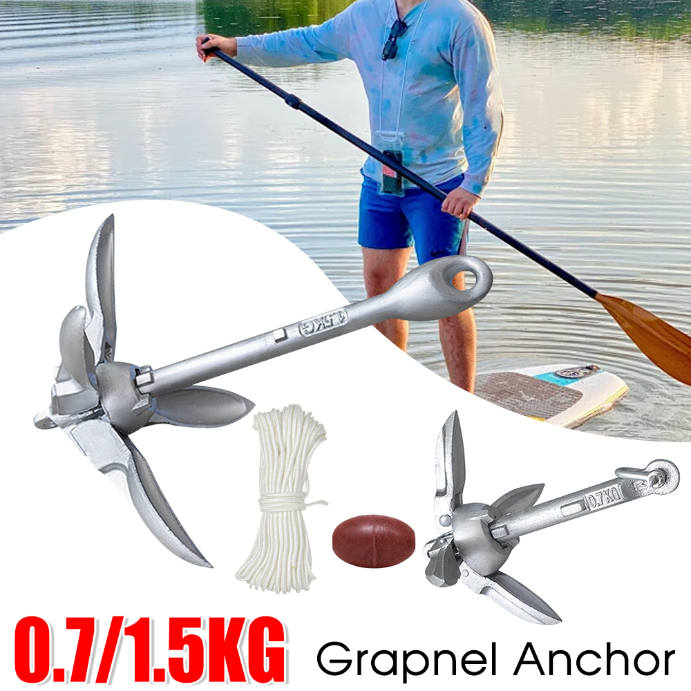 0.7/1.5KG Grapnel Anchor Folda - مراجعة Fishing Boat Anchor وسعره
