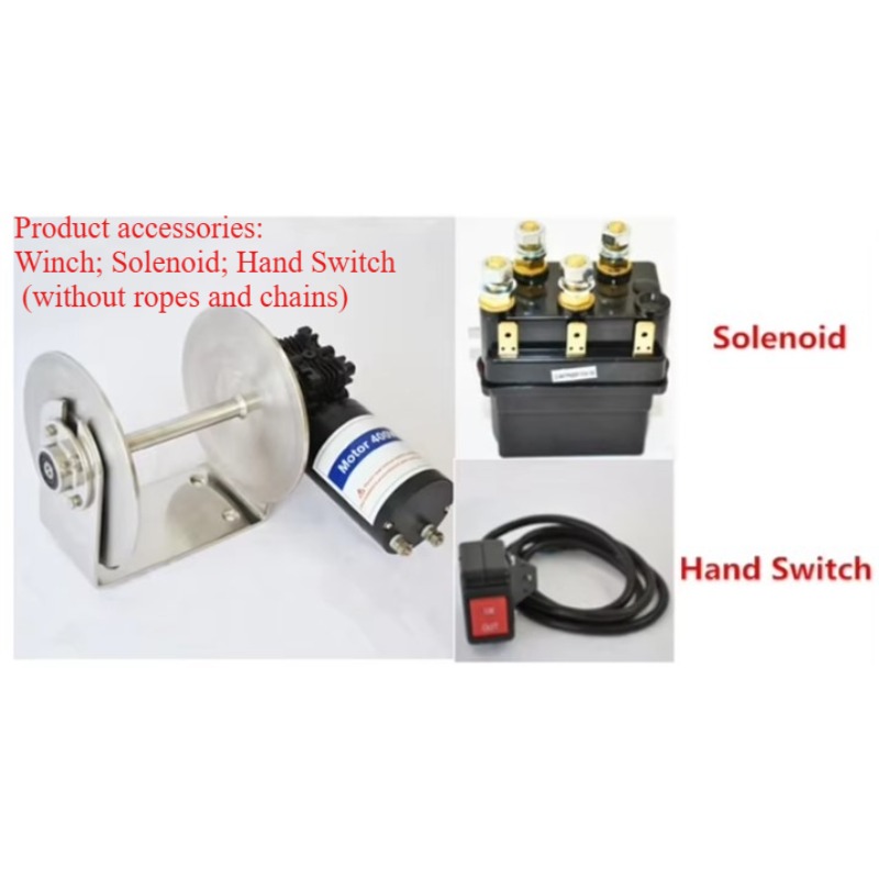 Electric Anchor Drum Winch, 60 - مراجعة Fishing Boat Anchor Winch وسعره