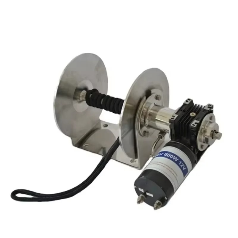Electric Anchor Drum Winch, 60 - مراجعة Fishing Boat Anchor Winch وسعره
