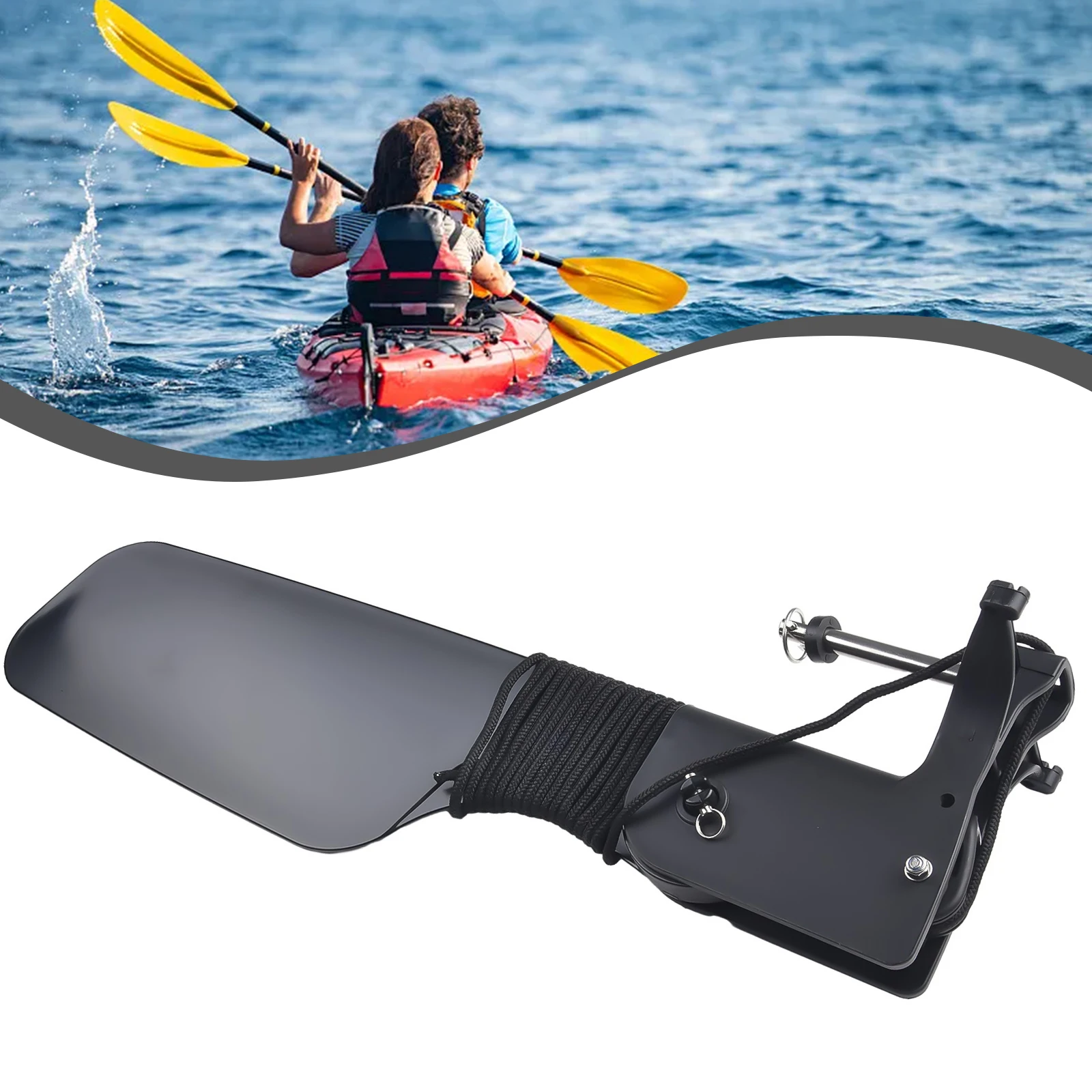 For Kayak Big Tail Rudder with - مراجعة Fishing Boat Steering Wheel وسعره