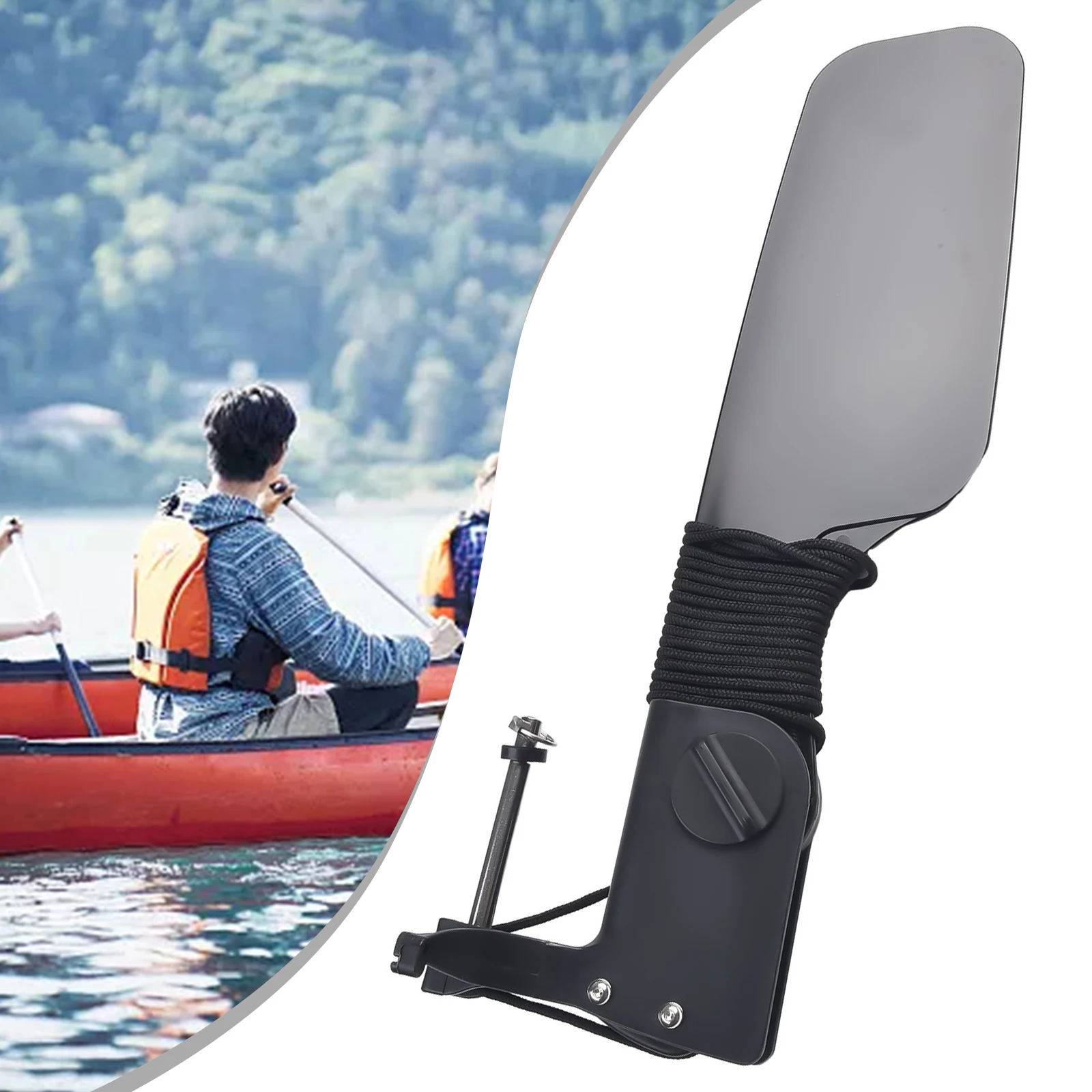 For Kayak Big Tail Rudder with - مراجعة Fishing Boat Steering Wheel وسعره