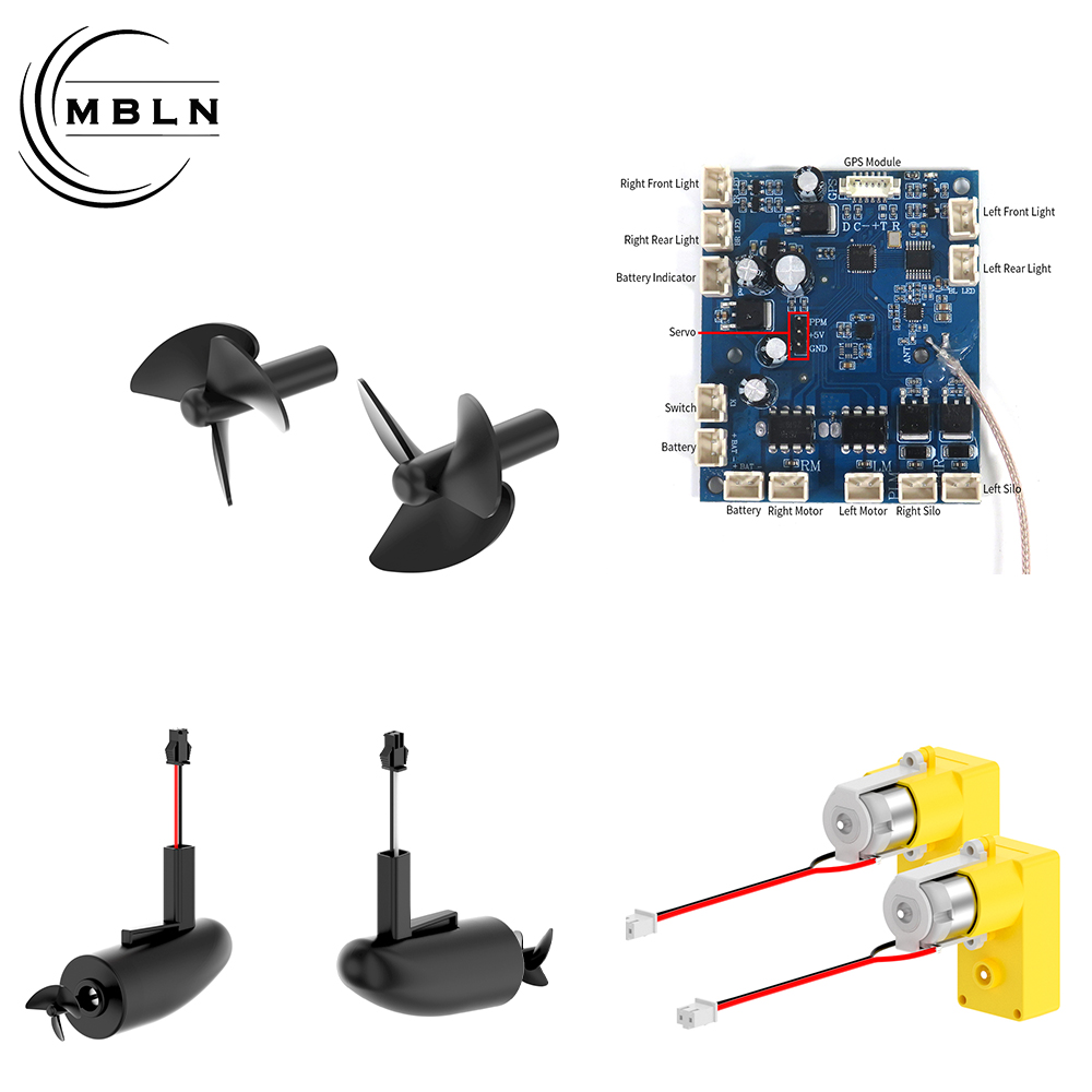V020 Bait Boat Parts Motor Pro - مراجعة Fishing Boat Trolling Motor وسعره
