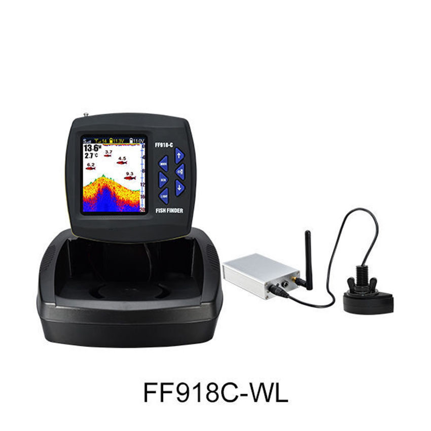 FF918-CWL Remote Control Bait  - مراجعة Fishing Boat Depth Finder وسعره