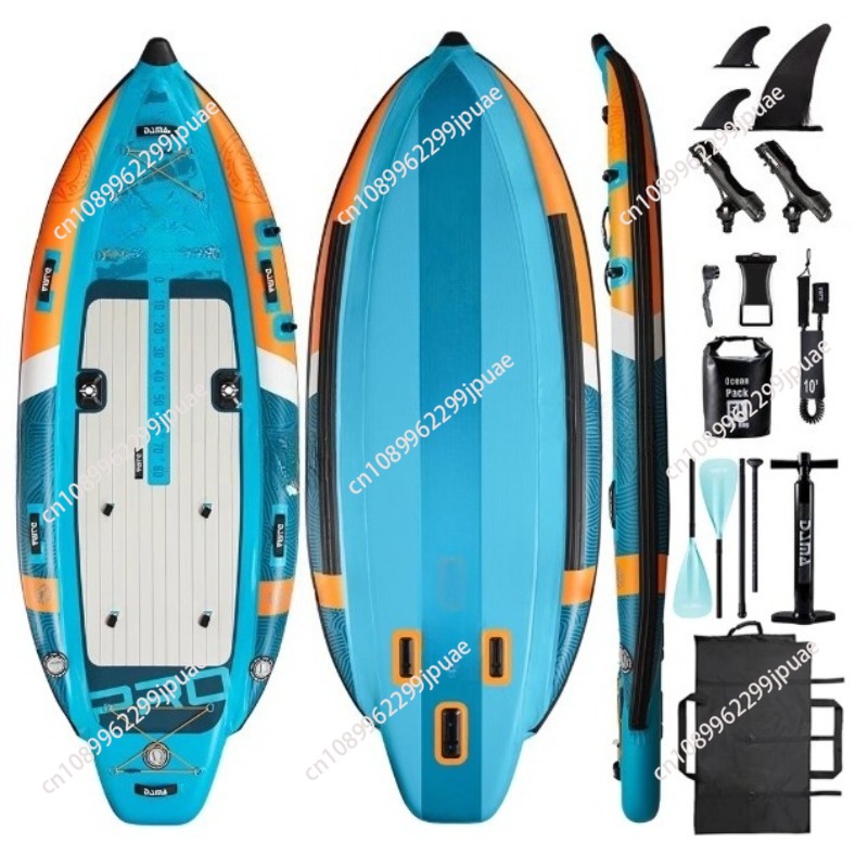 Water Fishing Paddle Board Luy - مراجعة Fishing Boat Inflatable وسعره