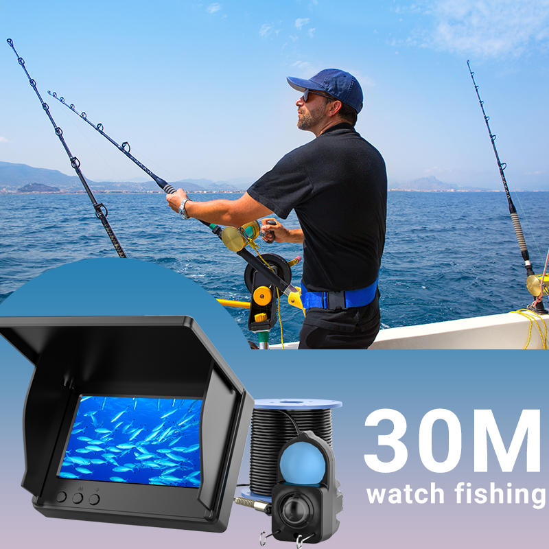 IP68 Waterproof Underwater Fis - مراجعة Fishing Boat Depth Finder وسعره