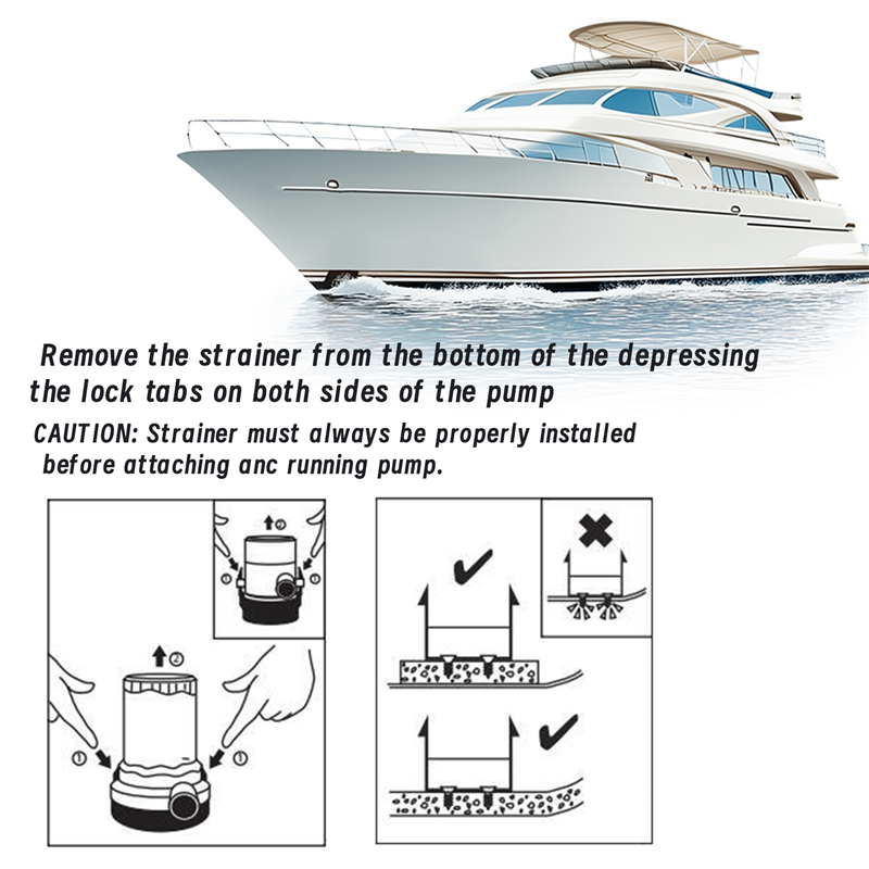 2000GPH Marine Water Bilge Pum - مراجعة Fishing Boat Bilge Pump وسعره