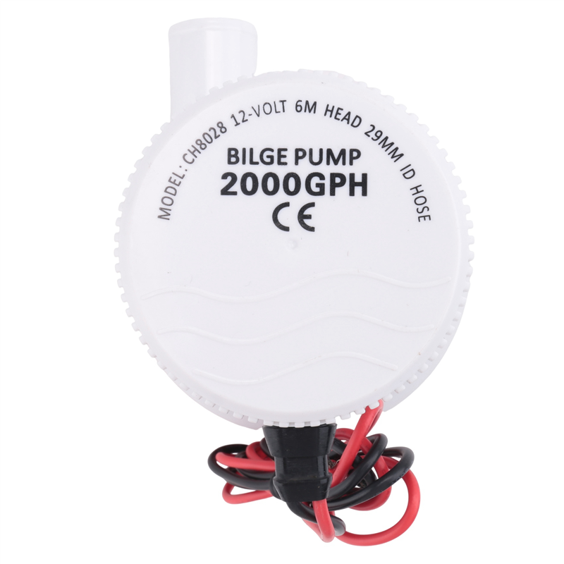 2000GPH Marine Water Bilge Pum - مراجعة Fishing Boat Bilge Pump وسعره