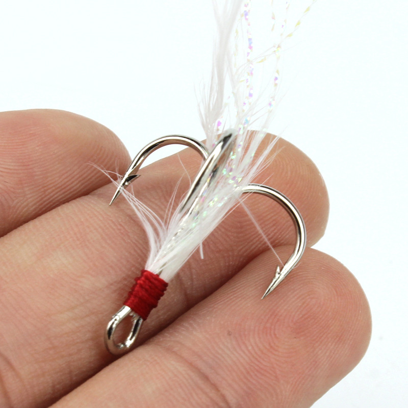 5pcs 4#6#Tied hair three ancho - مراجعة Fishing Boat Anchor وسعره