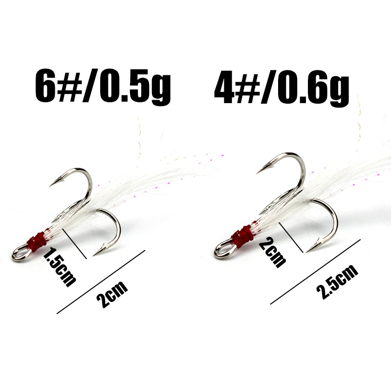 5pcs 4#6#Tied hair three ancho - مراجعة Fishing Boat Anchor وسعره