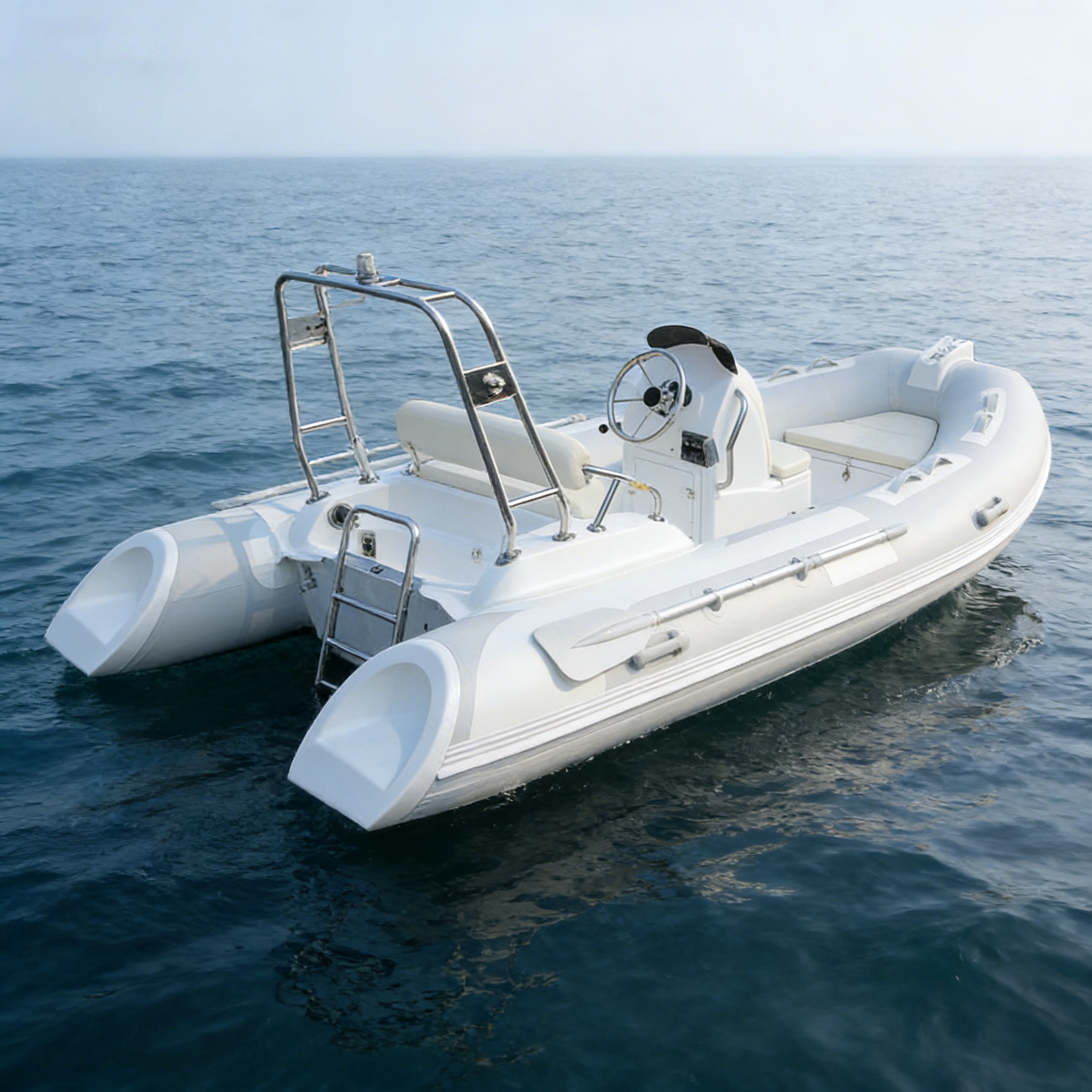 RIB Inflatable Boat Luxury Fib - مراجعة Fishing Boat Fiberglass وسعره
