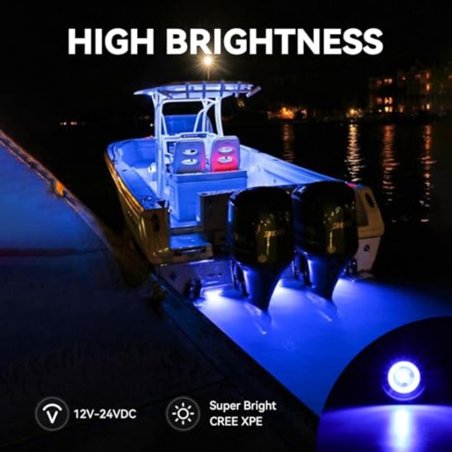 Boat Interior Lights Waterproo - مراجعة Fishing Boat Navigation Light وسعره